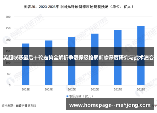 英超联赛最后十轮走势全解析争冠保级格局前瞻深度研究与战术演变